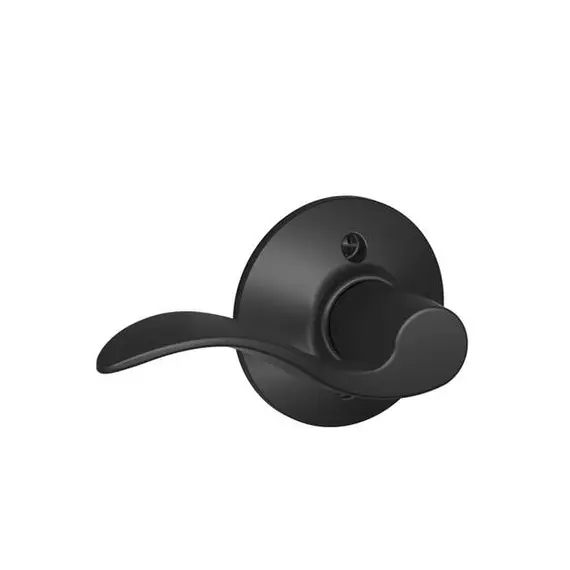 Schlage Residential F170ACC622LH Left Hand Accent Lever Half Dummy Matte Black Finish