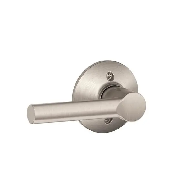 Schlage Residential F170BRW619 Broadway Lever Half Dummy Satin Nickel Finish