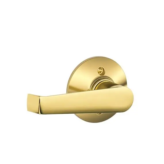 Schlage Residential F170ELA605 Elan Lever Half Dummy Bright Brass Finish