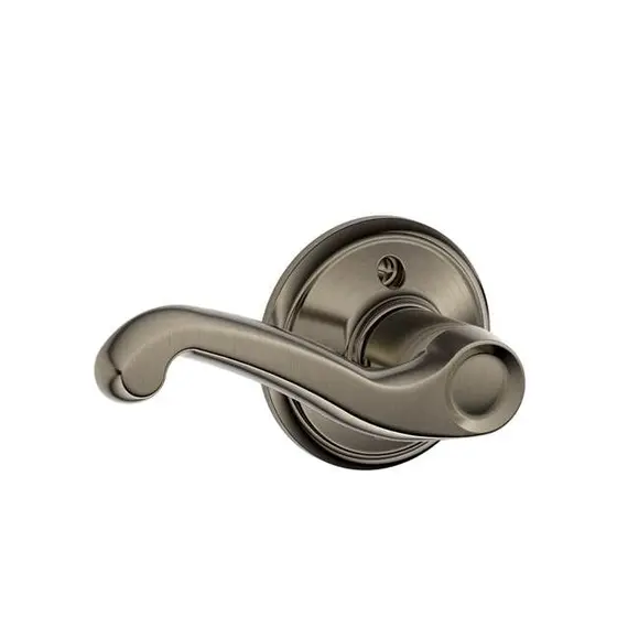 Schlage Residential F170FLA620RH Right Hand Flair Lever Half Dummy Antique Nickel Finish