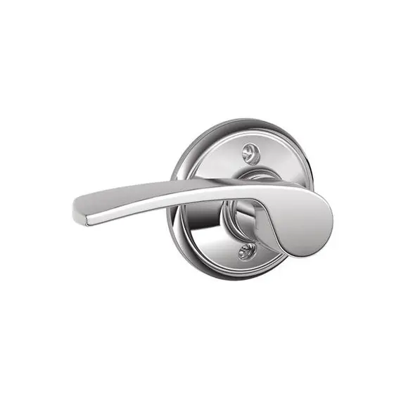 Schlage Residential F170MER625LH Left Hand Merano Lever Half Dummy Bright Chrome Finish