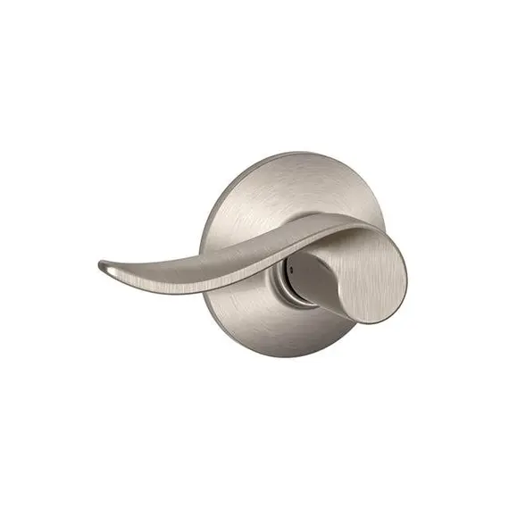 Schlage Residential F170SAC619RH Right Hand Sacramento Lever Half Dummy Satin Nickel Finish