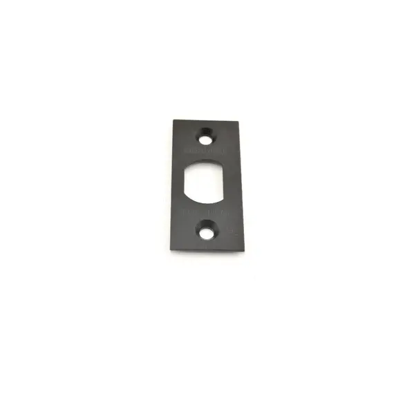 Schlage Residential F206476718 Square Corner Spring Latch Face Plate for Oil Rubbed Bronze; Matte Black; and Aged Bronze Finishes