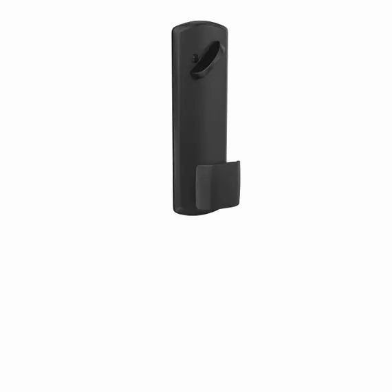 Schlage Residential FCT59GAN622GRW Schlage Custom  Ganton Knob with Greenwich Escutcheon Interior Active Trim with 16680 Latch and 10269 Strike Matte Black Finish