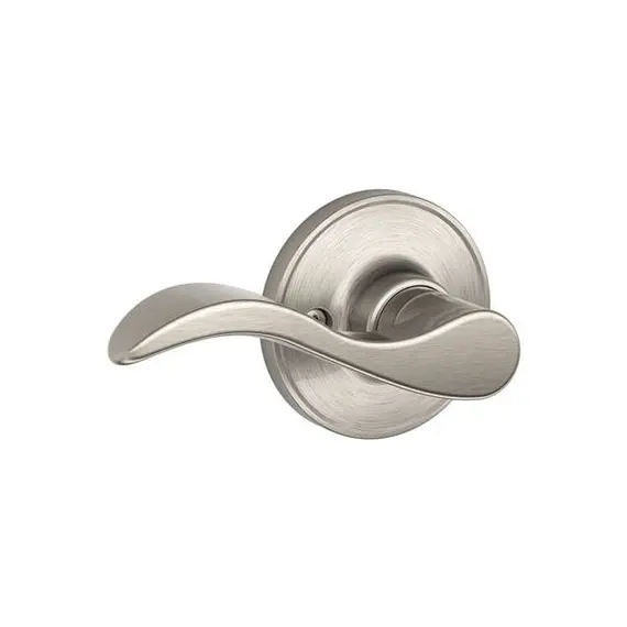 Schlage Residential - J Series JH59SEV619RH Interior Active Handleset Trim Seville Lever with 16258 Latches and 10268 Strikes Satin Nickel Finish