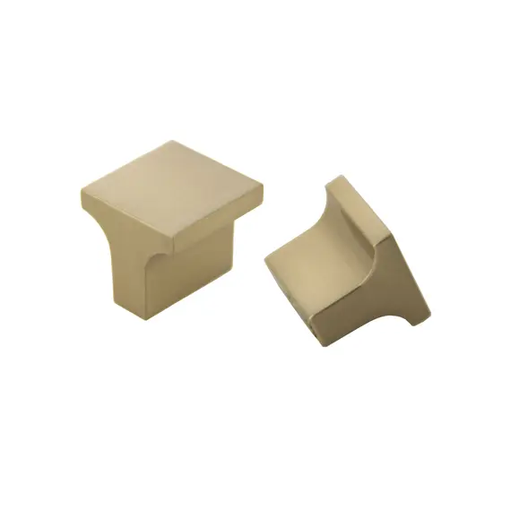 Pride Industrial K83125RG 1" Square Miami Cabinet Knob Rose Gold Finish