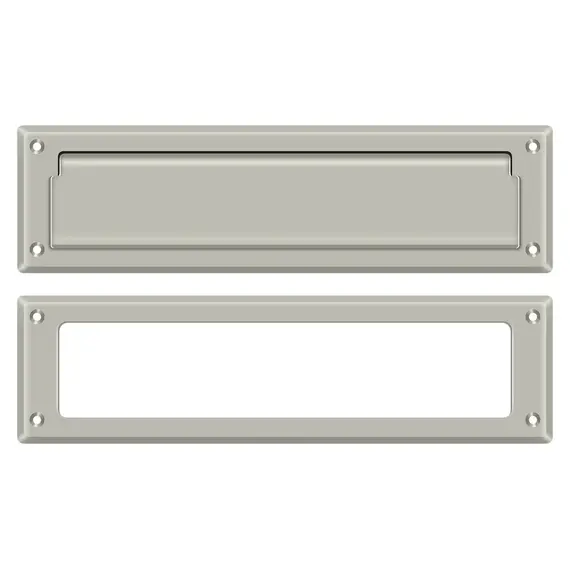 Deltana MS211U15 Mail Slot 13-1/8" with Interior Frame; Satin Nickel Finish