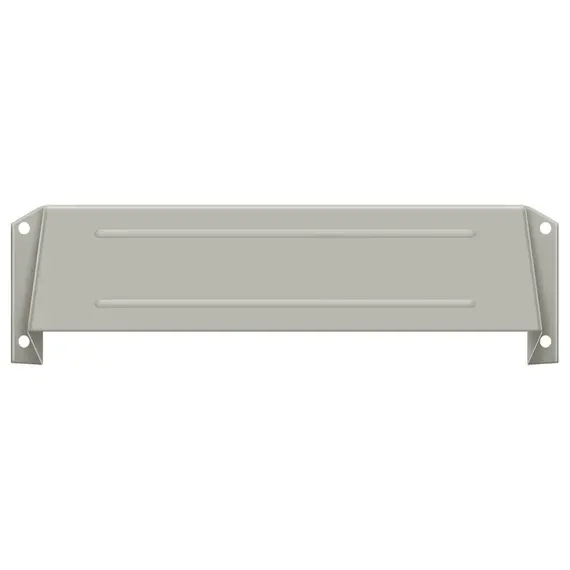 Deltana MSH158U15 Letter Box Hood; Satin Nickel Finish