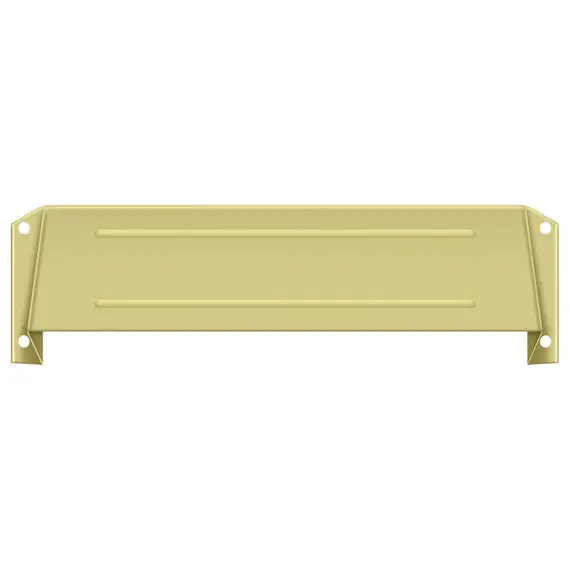 Deltana MSH158U3 Letter Box Hood; Bright Brass Finish