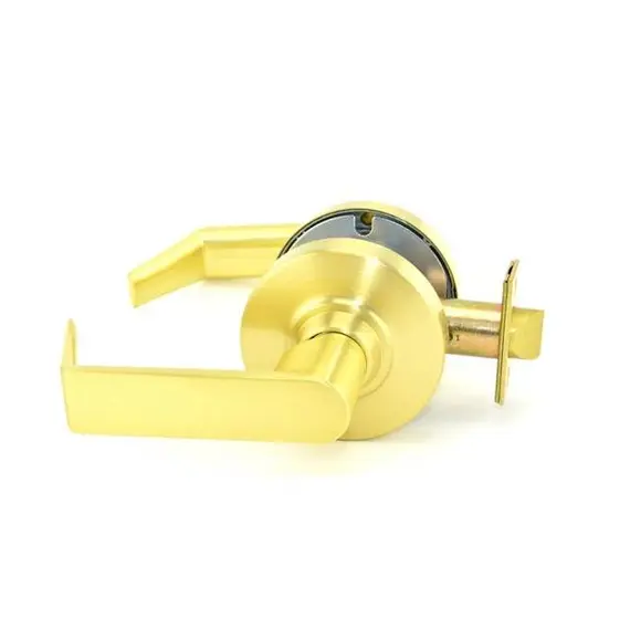 Schlage Commercial ND10RHO606 ND Series Passage Rhodes with 13-248 Latch 10-025 Strike Satin Brass Finish