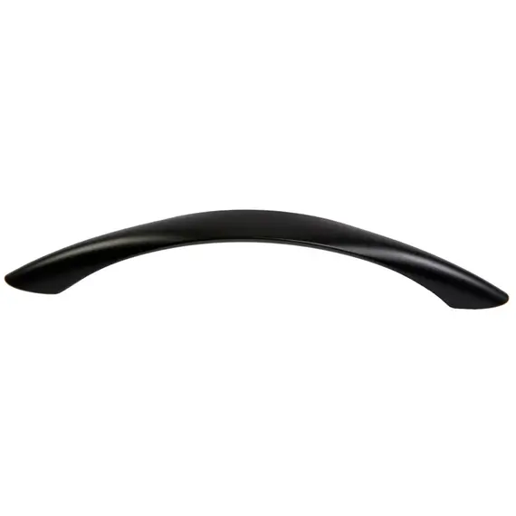 Pride Industrial P81145BK 6" Arch Cabinet Pull with Flat Top 5" Center to Center with M4 x 6mm Screws Matte Black Finish