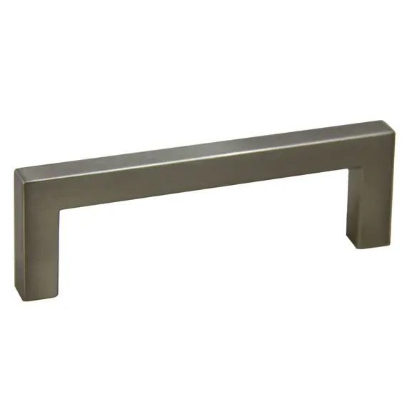 Pride Industrial P87226SN 4-1/4" Modern Square Cabinet Pull with 3-3/4" Center to Center Satin Nickel Finish