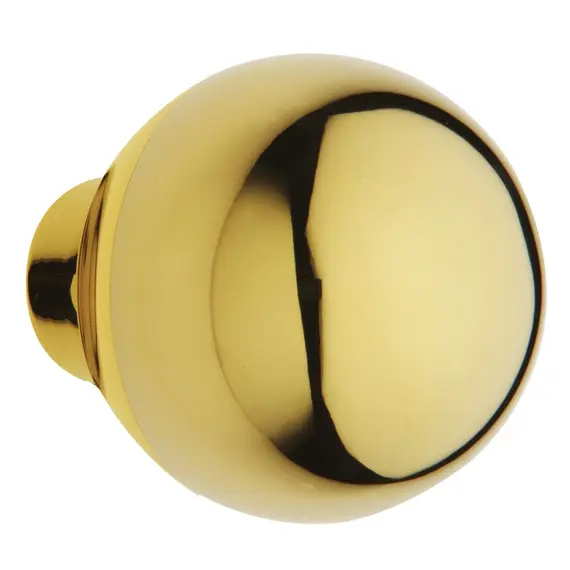 Baldwin 5041031MR Pair 5041 Knob Less Rose Unlacquered Brass Finish