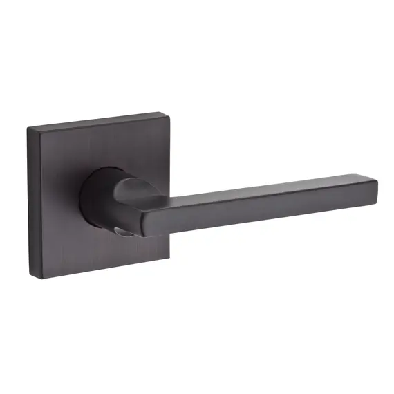 Baldwin FDSQUCSR112 Full Dummy Square Lever and Contemporary Square Rose Venetian Bronze Finish