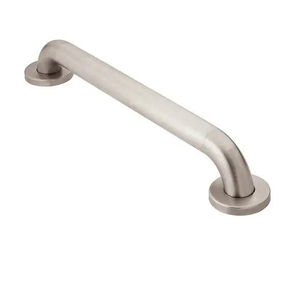 Moen R8918P Concealed Screw 18" Grab Bar 1-1/2" Diameter Peened Stainless Steel Finish