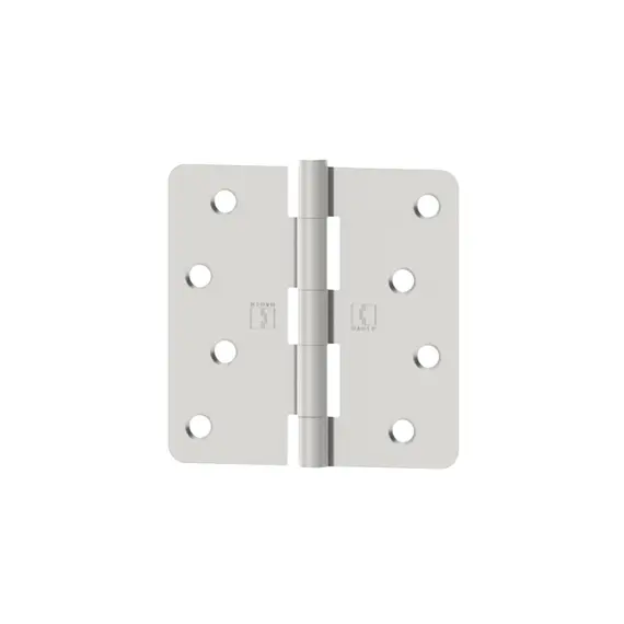 Hager RC154131232DEA14 3-1/2" x 3-1/2" 1/4” Radius Full Mortise Residential Hinge Satin Stainless Steel Finish