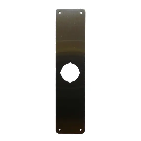 Don-Jo RP13515630 3-1/2" x 15" Remodeler Plate Satin Stainless Steel Finish