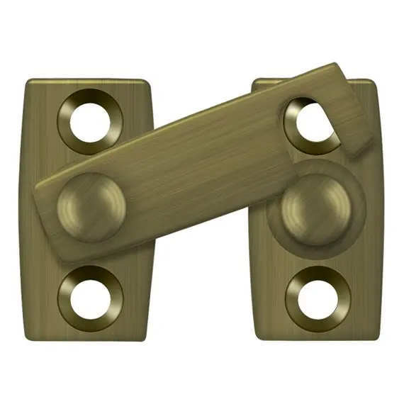 Deltana SB3058U5 Shutter Bar/Door Latch 5/8"; Antique Brass Finish