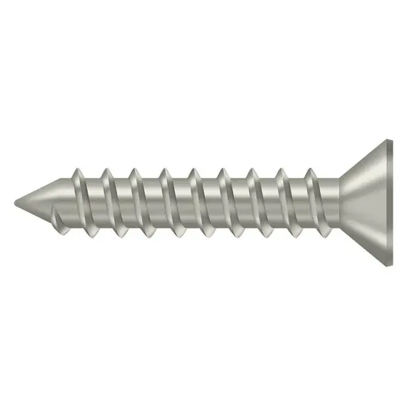 Deltana SCWS12125U15 Wood Screw; ST; #12 x 1-1/4"; Satin Nickel Finish