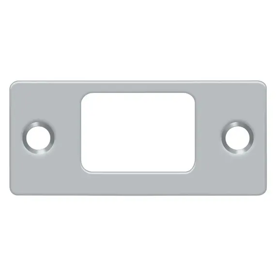 Deltana SP2753U26D Strike Plate; Deadbolt; 2-3/4" x 1-1/4"; Satin Chrome Finish