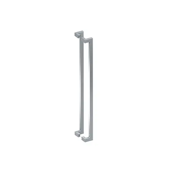 Deltana SSPOBB48U32D 48" Back to Back Modern Offset Door Pulls Satin Stainless Steel Finish