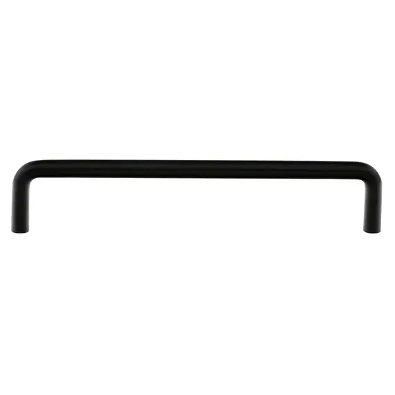 Emtek 86133US19 Wire Cabinet Pull with 4" Center To Center Flat Black Finish