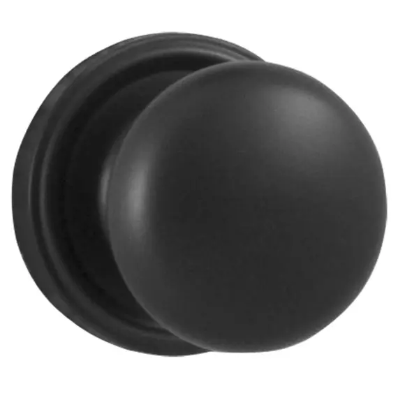 Weslock 00605I2--0020MB Impresa Half Dummy Lock Metal Black Finish