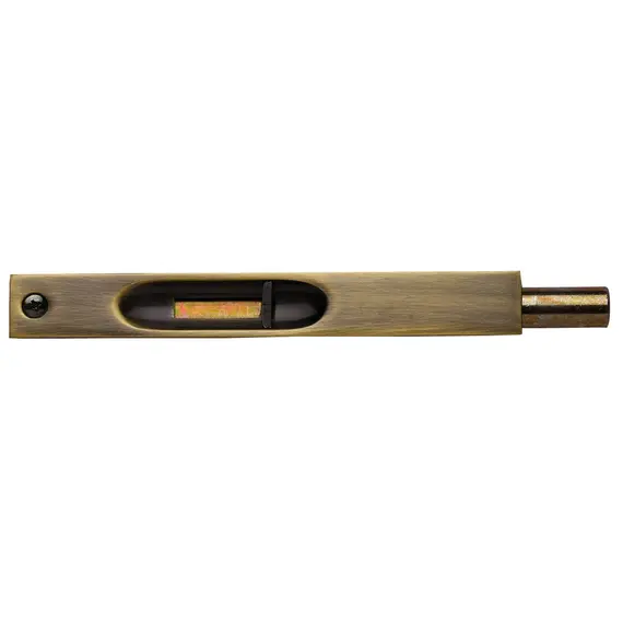 Baldwin 0626050 6" Flush Bolt Antique Brass Finish