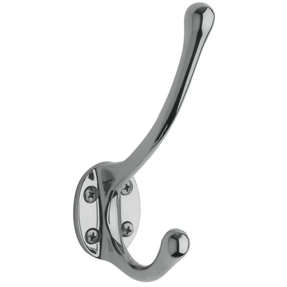 Baldwin 0742260 Costume Hook Bright Chrome Finish