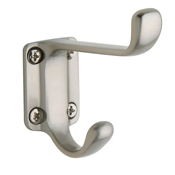 Baldwin 0781150 Costume Hook Satin Nickel Finish