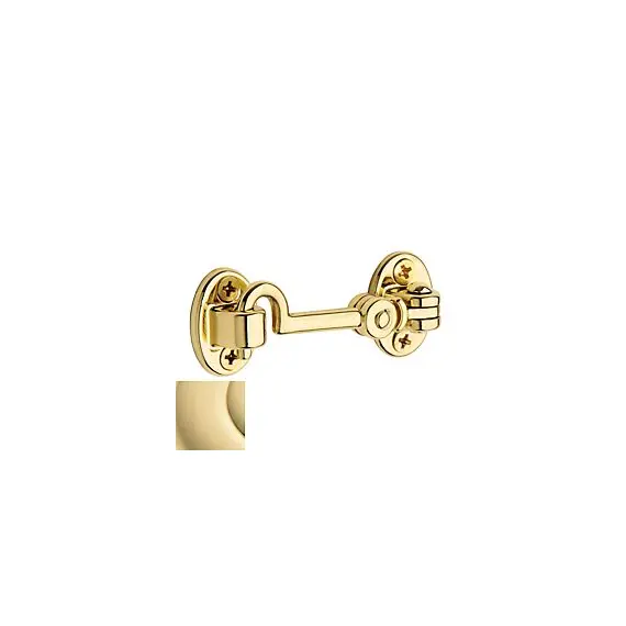 Baldwin 0950031 2-1/2" Swivel Cabin Door Hook Unlacquered Brass Finish