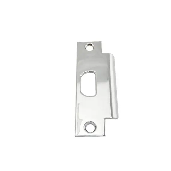 Schlage Commercial 10025625 ASA Strike with Screws Bright Chrome Finish