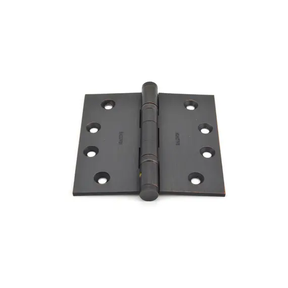 Baldwin 1041112INRP 4" x 4" Ball Bearing Mortise Square Hinge Non-Removable Pin Venetian Bronze Finish