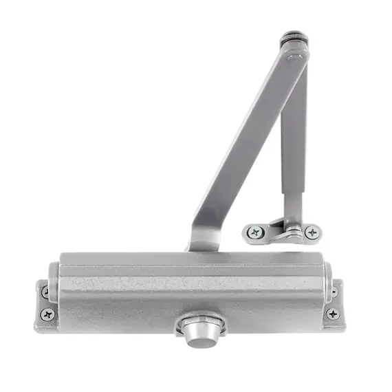 LCN Closers 1261RWPAAL Parallel Arm Adjustable 1-5 Surface Mounted Regular Door Closer with TBSRT Thru Bolts 689 Aluminum Finish