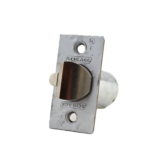 Schlage Commercial 13247626 ND Series New Square Corner Dead Latch with 2-3/4" Backset and 1-1/8" Face Satin Chrome Finish