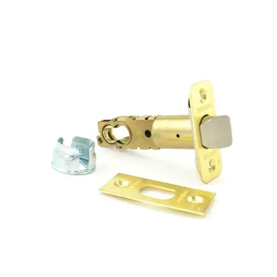 Schlage Residential 16210605 Triple Option Adjustable Spring Latch Bright Brass Finish