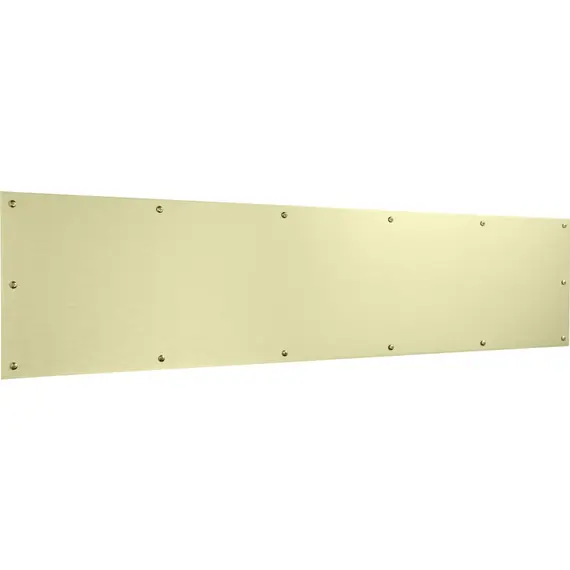 Baldwin 20000440834 Kick Plate 8" x 34" Lifetime Satin Brass Finish