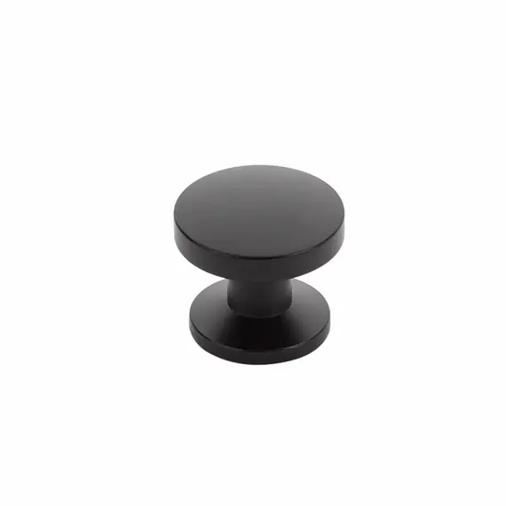 SCHAUB 211-MB Schaub  1-3/8" Northport Round Cabinet Knob Matte Black Finish