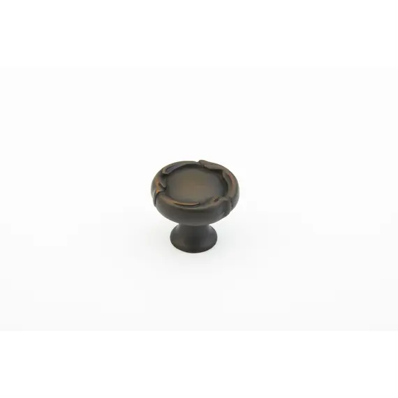 SCHAUB 260-ABZ Schaub  1-5/16" French Farm Round Cabinet Knob Ancient Bronze Finish