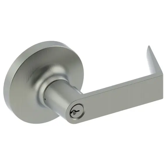 Hager 3480WTN26D Withnell Lever Storeroom Cylindrical Lock Satin Chrome Finish