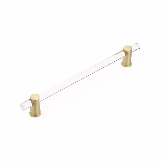 SCHAUB 402-SB Schaub  12" Center to Center Lumiere Appliance Pull Satin Brass Finish