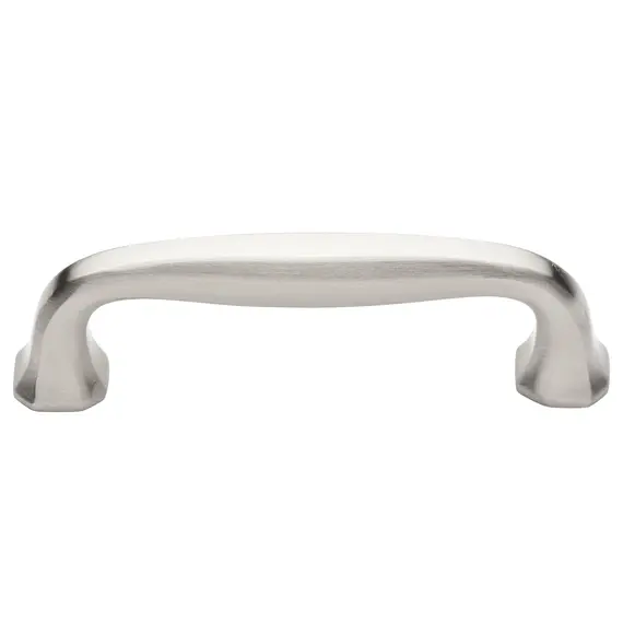 Baldwin 4362150 4" Severin B Cabinet Pull Satin Nickel Finish