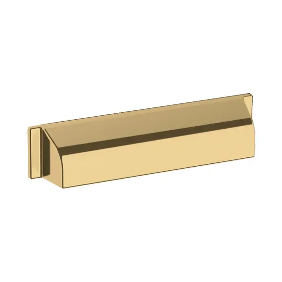 Baldwin 4422003 6" Center to Center Transitional Cup Cabinet Pull Lifetime Brass Finish