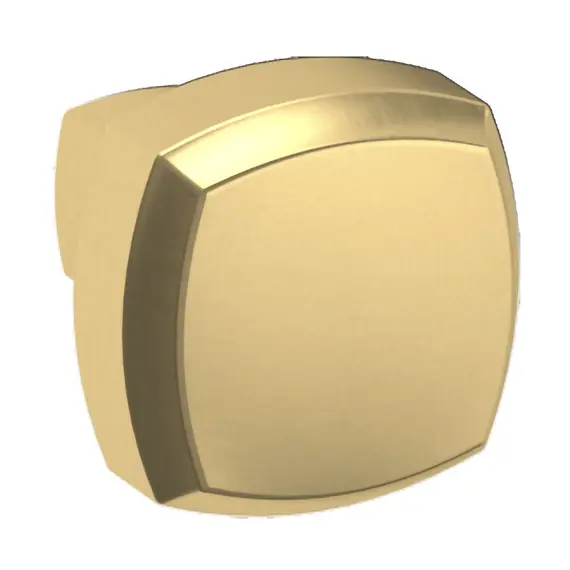 Baldwin 4452044 1" Square Severin A Cabinet Knob Lifetime Satin Brass Finish