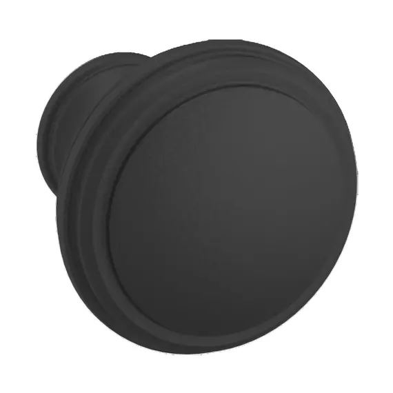 Baldwin 4456190 1-1/3" Round Severin C Cabinet Knob Satin Black Finish