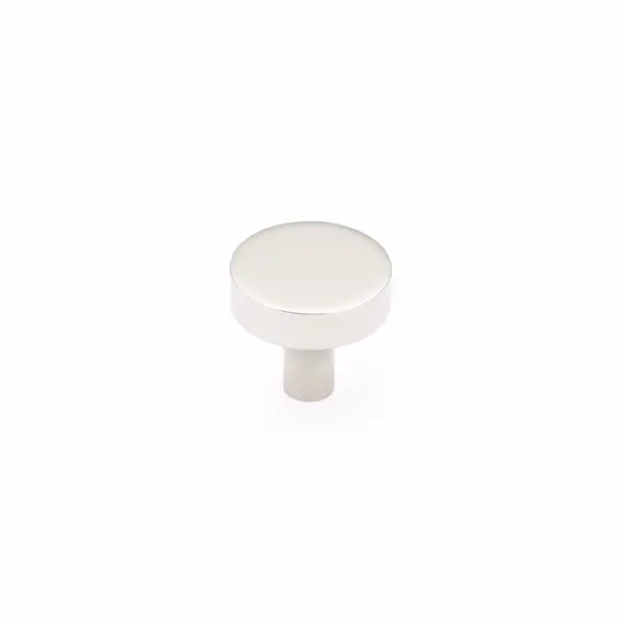 SCHAUB 470-PN Schaub  1-1/4" Diameter Haniburton Cabinet Knob Polished Nickel Finish