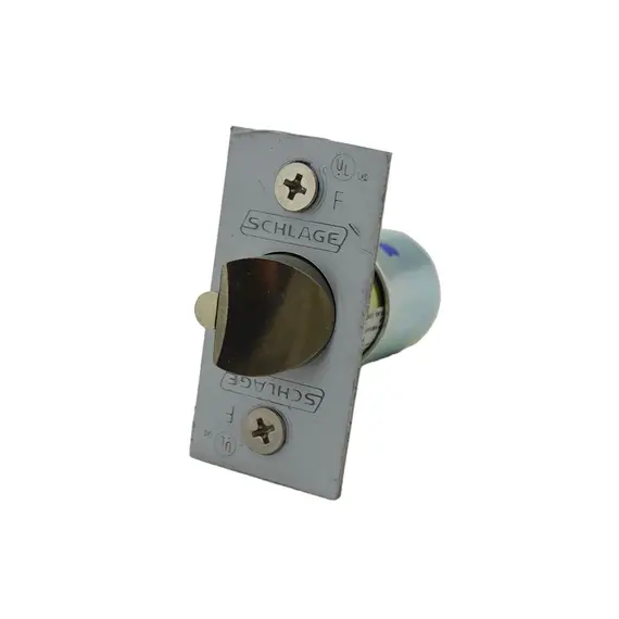 Schlage Commercial 47273617626 ALX Series 2-3/4" Backset Non-Restoring Dead Latch with 1-1/8" x 2-1/4" Square Corner Faceplate Satin Chrome Finish