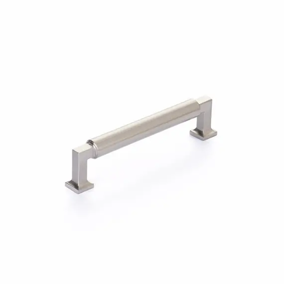 SCHAUB 475-15 Schaub  5" Center to Center Haniburton Cabinet Pull Satin Nickel Finish