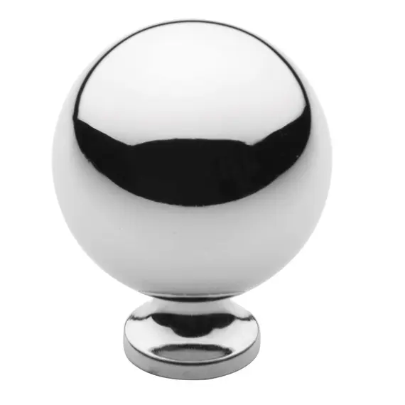 Baldwin 4961260 1-1/4" Ball Cabinet Knob Bright Chrome Finish