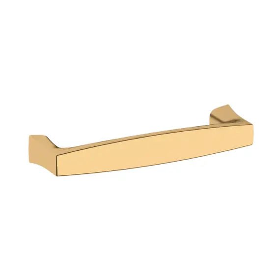 Baldwin 4971003 4" Center to Center Palm Springs Cabinet Pull Lifetime Brass Finish